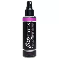   Sensuva Flirtatious - feromónový telový sprej - granátové jablko/kokos (125 ml)