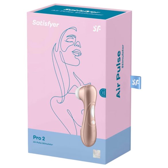 Satisfyer Pro 2 Gen2 - nabíjateľný stimulátor klitorisu (hnedý)