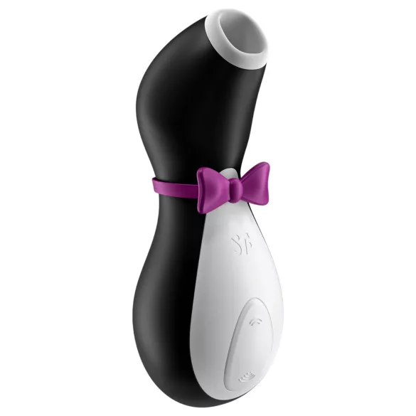 Satisfyer Penguin - nabíjateľný vodotesný stimulátor klitorisu - čierno-biely