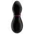 Satisfyer Penguin - nabíjateľný vodotesný stimulátor klitorisu - čierno-biely