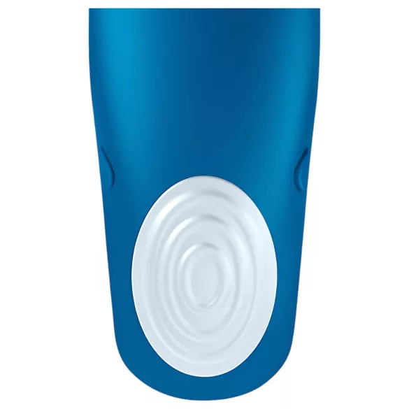 Satisfyer Double Whale - párový vibrátor s 2 motormi - modrý