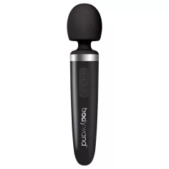   Bodywand - mini vibrátor na klitoris - vodotesný, nabíjateľný, čierny
