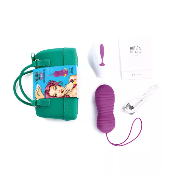 FeelzToys - vibračné vajíčko - vodotesné - fialové