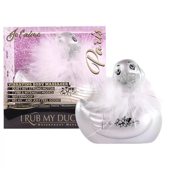 My Duckie Paris 2.0 - vibrátor na klitoris - strieborný