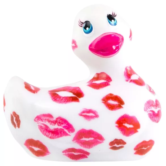 My Duckie Romance 2.0 - vodotesný klitoriálny vibrátor (bielo-ružový)