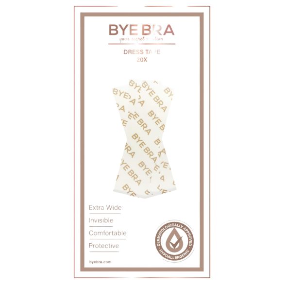 Bye Bra - obojstranná páska na upevnenie oblečenia - 20 ks
