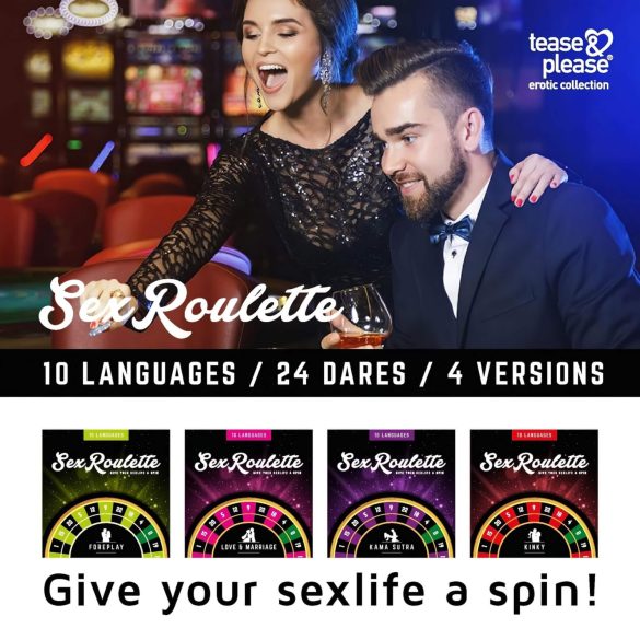 Sex Roulette Kama Sutra - erotická spoločenská hra - 10 jazykov