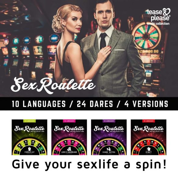 Sex Roulette Kama Sutra - erotická spoločenská hra - 10 jazykov