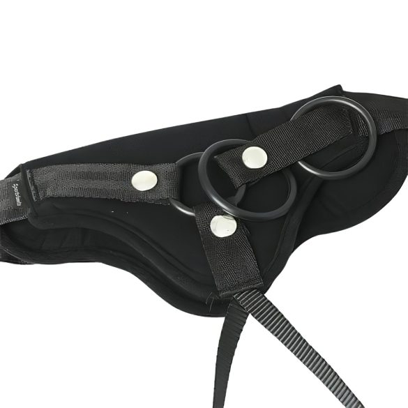 Sportsheets Plus Size - spodná bielizeň na upevnenie (čierna)