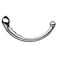 Le Wand - obojstranné nerezové dildo - strieborné