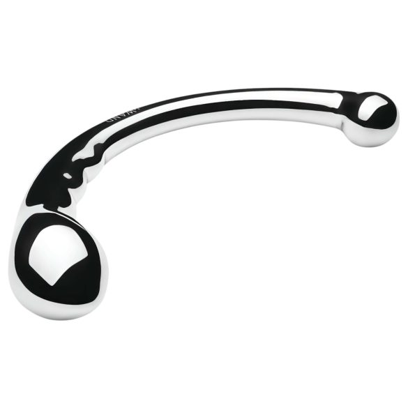 Le Wand - obojstranné nerezové dildo - strieborné