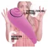 FEELZTOYS - vibrátor na klitoris 2v1 - dobíjací - ružová