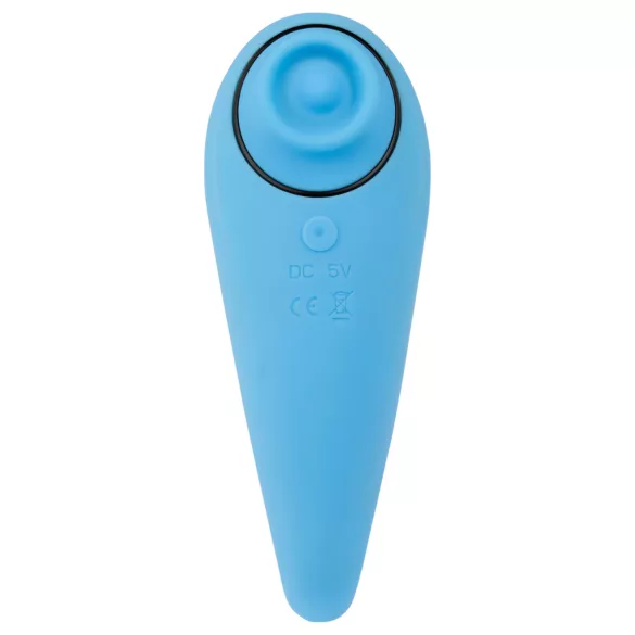 FEELZTOYS - vibrátor na klitoris 2v1 nabíjateľný - modrý