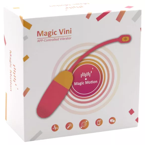 Magic Motion Vini - vibračné vajíčko - nabíjateľné, ovládateľné cez aplikáciu