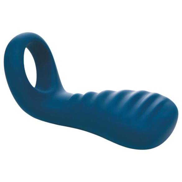OHMIBOD Bluemotion Nex 3 - inteligentný, vibračný krúžok na penis (modrý)
