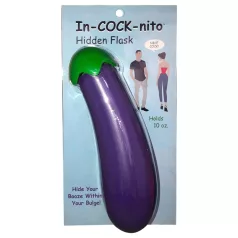 In-cock-nito - baklažánová fľaša (fialová)