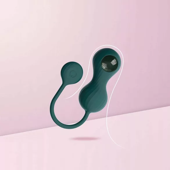 Magic Motion Crystal Duo - kegel guličky set - zelená