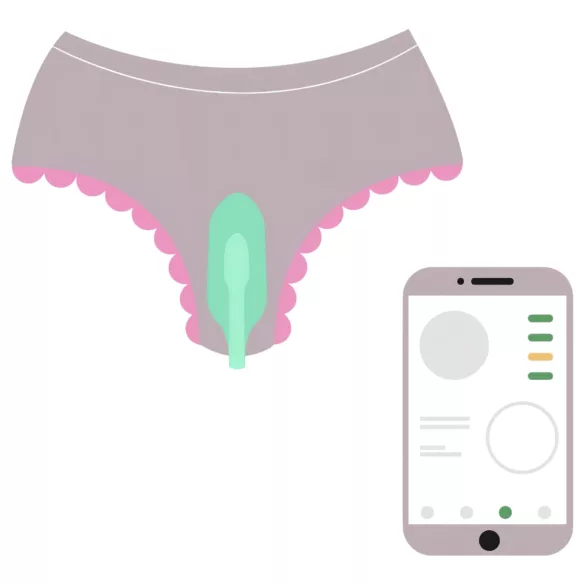 Magic Motion FitCute - Vibrátor guličiek ovládaný aplikáciou (mentolová)