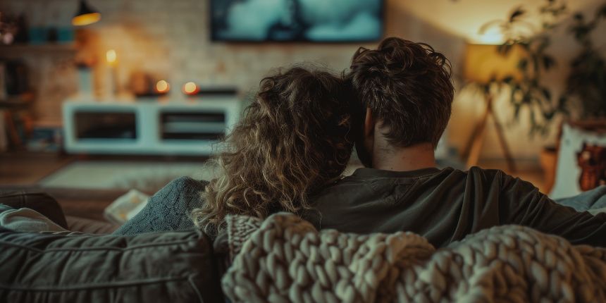 Pár sleduje erotický film spolu - lovesexshop.sk sex shop