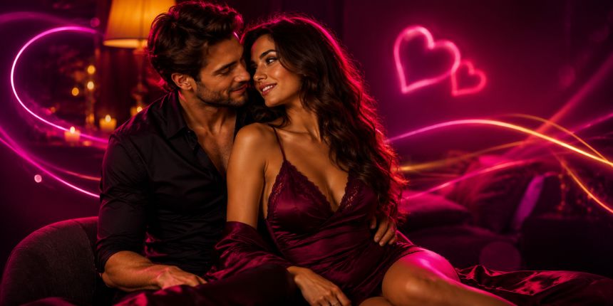 Sexuálne polohy pre dlhodobé páry v útulnej intímnej spálni, lovesexshop.sk sex shop