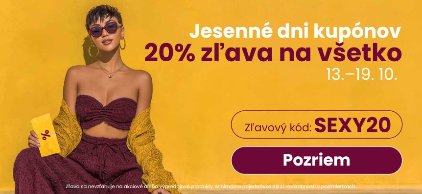 Jesenné dni kupónov – 20 % zľava na všetko! lovesexshop.sk sex shop