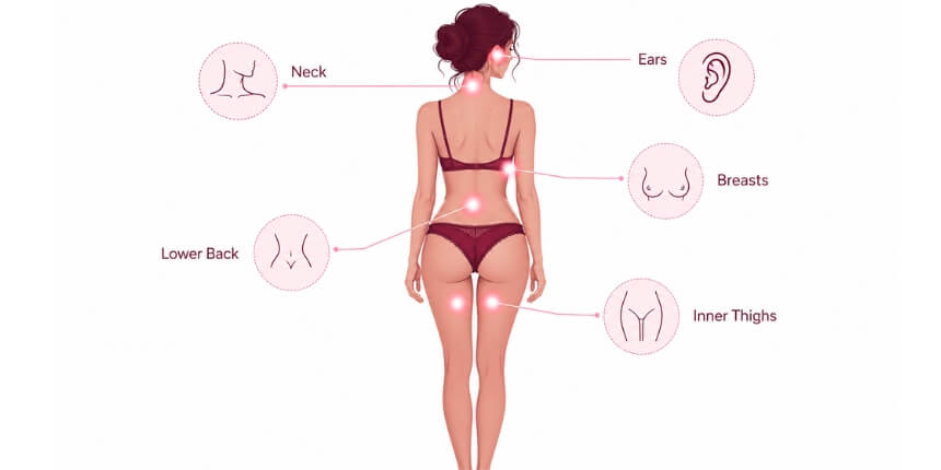 Ženské erotogénne zóny: Mapa zmyselnosti | lovesexshop.sk Sex Shop