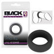 Obraz 1/6 - You2Toys Black Velvet Cock Ring - krúžok na penis (2,6cm) čierny