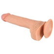 Realistixxx - prísavný realistický dildo (22cm) - prirodzený