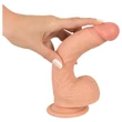 Realistixxx - prísavný realistický dildo (22cm) - prirodzený