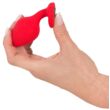 Obraz 8/8 - You2Toys Plug Medium - análne dildo s čiernym kamienkom v tvare srdca (červené) - stredné
