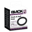 Obraz 1/6 - Black Velvet - silikónový krúžok na penis (čierny) - 5 cm