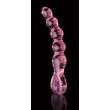 Obraz 5/6 - Icicles No. 43 - sklenené dildo v tvare srdca s korálkami (ružové)