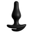 Obraz 5/9 - HOOKUP Plug - pruhované nohavičky s análnym dildom (čierne)