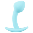 Obraz 2/9 - Cuties Mini Butt Plug - silikonové análne dildo - modré (2,6cm)