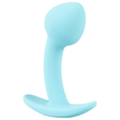 Obraz 4/9 - Cuties Mini Butt Plug - silikonové análne dildo - modré (2,6cm)