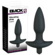 Obraz 1/6 - Black Velvet Plug Vibe - vibračný análny kolík - strednej veľkosti
