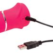 Obraz 4/5 - Happyrabbit Thrusting - nabíjací vibrátor s posuvom a ramienkom na klitoris (ružový)