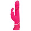 Obraz 1/5 - Happyrabbit Thrusting - nabíjací vibrátor s posuvom a ramienkom na klitoris (ružový)