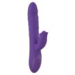 Obraz 4/13 - Smile Pearl - nabíjací, rotačný vibrátor s ramienkom na klitoris a posuvom (fialový)
