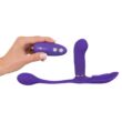 Obraz 4/8 - GoGasm Pussy & Ass - Rechargeable, radio controlled 3 prong vibrator (purple)