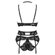 Obraz 5/5 - Obsessive Alessya - Lace Lingerie Set (black)