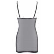 Obraz 6/6 - Cottelli - Transparent Lace Dress with Velvet Belt (Black)