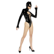 Obraz 8/8 - Black Velvet - Body Batwoman s dlhými rukávmi (čierne)