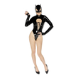 Obraz 1/8 - Black Velvet - Body Batwoman s dlhými rukávmi (čierne)