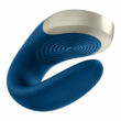 Obraz 6/7 - Satisfyer Double Love - nabíjací, vodotesný smart párový vibrátor s diaľkovým ovládačom (modrý)
