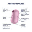 Obraz 8/8 - Satisfyer Cotton Candy -nabíjací stimulátor klitorisu so vzduchovou vlnou (fiaslový)