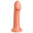 Obraz 5/8 - Dillio Big Hero - silikónové dildo so svorkou (17 cm) - oranžové