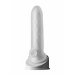 Obraz 2/7 - Fat Boy Micro Ribbed - návlek na penis (17 cm) - mliečne biely