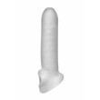 Obraz 3/7 - Fat Boy Micro Ribbed - návlek na penis (17 cm) - mliečne biely