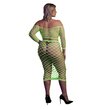 Obraz 4/9 - Ouch! - fluorescenčná sieťovaná sukňa a top (neónovo zelená)